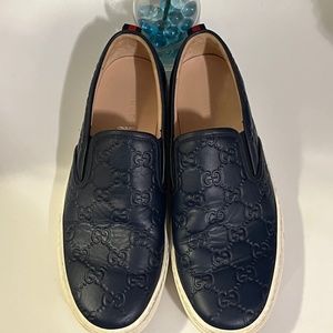 GUCCI Guccissima Dublin Slip On Sneakers